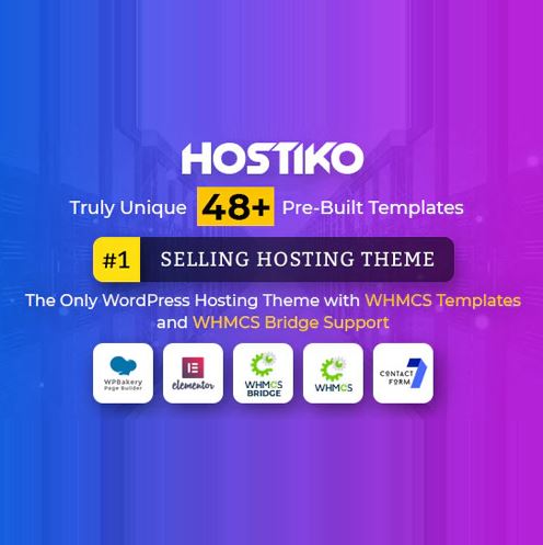 Hostiko WordPress WHMCS Hosting Theme