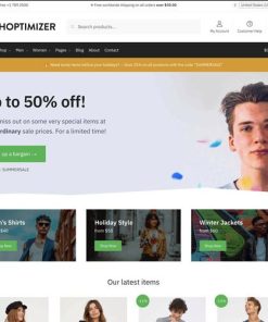 Shoptimizer- Fastest WooCommerce Themes